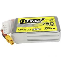 Pack de batterie (LiPo) 11.1 v 750 mAh Nombre de cellules: 3 95 c Softcase Y986772 - Tattu
