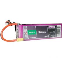 Pack de batterie (LiPo) 14.8 v 3000 mAh Nombre de cellules: 4 20 c Softcase XT60 Q465052 - Hacker