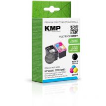 KMP - Multipack H178V - 2er-Pack - Schwarz dreifarbig - Tintenpatrone Alternative zu hp - Compatible - Ink Cartridge (1763,4005)