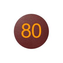 Sachet de 10 disques abrasifs grain 80