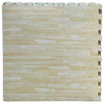 Pack de Tatamis 60x60x1cm Efecto Madera Clara