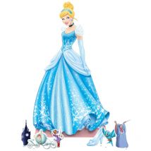 Star Cutouts - Pack décoration Figurine en carton Disney Princesse Cendrillon Hauteur 134CM