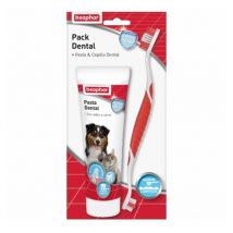 Pack dentífrico + cepillo Beaphar