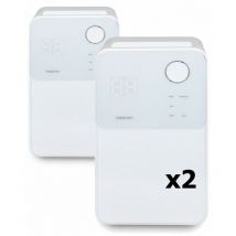 Noaton - Pack doble 2 Deshumidificadores y purificadores de aire df 4114