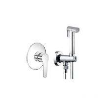 Pacchetto doccia igienica da incasso per wc con miscelatore new day, cromo