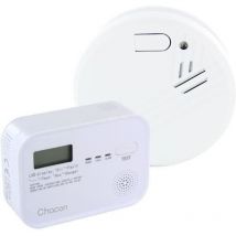 CHACON - Pack Détecteur de fumée + Co Alarm