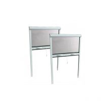 Volet Moustiquaire - pack eco de 2 moustiquaires Enroulables alu H220 cm x L160 cm Blanc