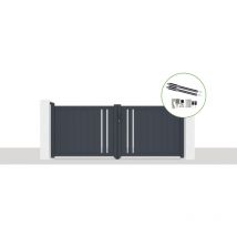 Casanoov - Elektrisches Flügeltor 3x1,2m giona + Motorisierung ranger B150