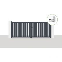 Casanoov - Elektrisches Flügeltor 3,5x1,4m veymont + hicker B200 Motorisierung