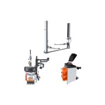 LEO - Pack ensemble pont + démonte pneu + équilibreuse de roue