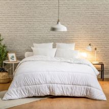 Bleu Calin - Pack Été Couette 240x260cm + 2 Oreillers 60x60cm