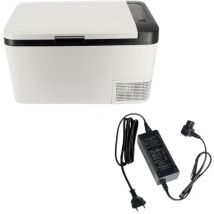 Pack EZA Glacière a Compression 26L Ecran lcd Tactile 12/24/230 Volts + Adaptateur 12/220 Volts