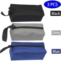Fitags - Pack fermetures éclair utilitaire impermeabile en Tissu pochettes/plus petite des vis clous outils les organisateurs Bourse/ Trousse boulons