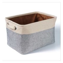 Pack Foldable Storage Bins with Carrying Handles for Home, Closet, Nursery Drawers, Cube Organizer