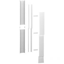 Resi9 - kit goulotte 13M - 2 parties - corps - capot - cloisons - capot erdf (R9HKT13)
