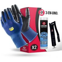 Pack Grasa de litio de 3EN1 + Bomba de engrase lubricadora de 400g + Guantes Originales de 3ENUNO de regalo