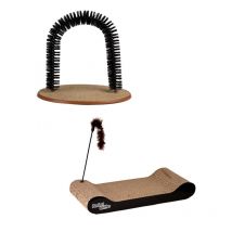 PACK GRIFFOIR - VENTEO - Noir - Adulte - Griffoir et grattoir