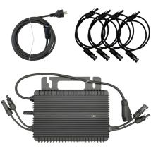 Pack Hoymiles Hms-1000w-2t Micro-onduleur 1000w – Wifi & Bluetooth – Pour 2 Panneaux Solaires + Câble Ac Plug&play Hms 5m + 4 Rallonges Staubli Mc4 1m