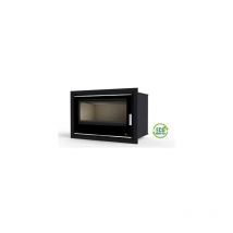 Termofoc - Pack Insert cheminée bois PORTIMAO-C-995-S, ventilation , 9Kw, Cadre 4 côtés