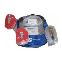Pack Loisirs : 2 Sangles A Boucle 4m - 0,9t + 2 Sangles A Cliquet 5m - 1t + Sac