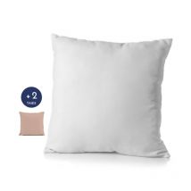 Pack moelleux 1 Oreiller + 2 taies colorées coton 60x60 cm - Rose