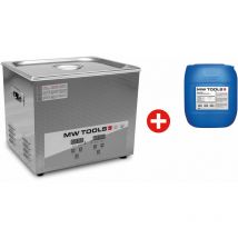 Mw Tools - Pack nettoyeur à ultrasons 10L professionnel + 5L de nettoyant Ecoplus UCC010PACK