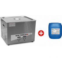 Mw Tools - Pack nettoyeur à ultrasons 15L professionnel + 5L de nettoyant Ecoplus UCC015PACK