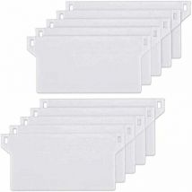 Cisea - 10pcs Blind Weight Plate Ballast Vertical Blinds Blind Weight Plate Vertical Slat 127mm White Replacement Part