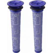 Osuper - Pack of 2 replacement pre-filters for Dyson DC58, DC59, V6, V7, V8. Replaces part 965661-01. 2 filters