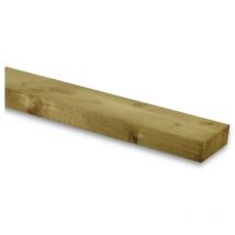 PACK OF 20 (Total 20 Units) - 47mm x 175mm (45mm x 170mm Finish)(7x2") C24 Green Pressure Treated Regularised Timber Carcassing - 3.0m Length