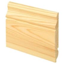 Marlborough - pack of 5 - Dual Purpose Torus & Ogee Pine Skirting -19mm x 119mm - 4.2m Length