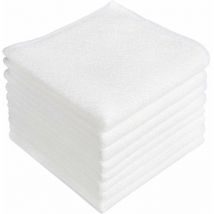 Mowze - Set of 8 Microfiber Cleaning Cloths, Household Microfiber Dish Cloths Softer, More Absorbent, Lint Free, for Home, Kitchen, Car, Windows and
