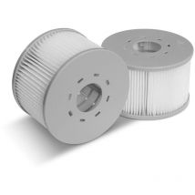 Pack of two hot tub filters MSpa V2, Hot tub filter cartridges with mesh