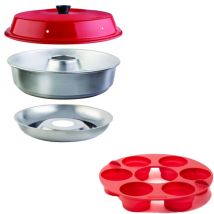 EZA - pack omnia Four Nomade Compact + Moule à Muffins 6 Compartiments Camping-Car Van Bateau