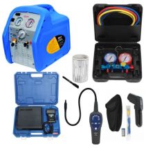 Dszh - Kit de herramientas de refrigeración, compatible con todos los fluidos y R32, 4 vías