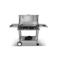 Planchaelec - Pack plancha électrique lux 830 carbon - chariot monceau