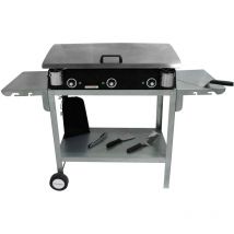 Planchaelec - Pack plancha électrique lux 830 carbon - chariot odeon 830