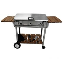 Planchaelec - Pack plancha électrique lux 830 inox - chariot elysee 830