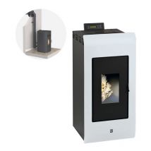Interstoves - Pack Poêle à granulés zara 9 Etanche + Kit Conduit Ventouse