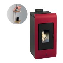 Interstoves - Pack Poêle à granules zara 9 Etanche + Kit Conduit Vertical
