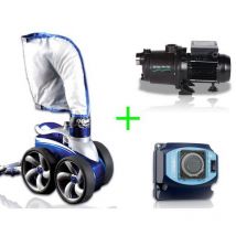 Polaris - Robot piscine hydraulique 3900S avec surpresseur 1,5CV tri + coffret électrique