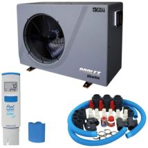 Poolstar - Pack Pompe à chaleur Piscine Poolex Silverline fi 150 + By pass universel + Testeur / Lecteur de pH et température