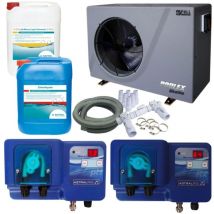 Poolex - Pack Pompe à chaleur Piscine Silverline fi 70 + Appareils de régulation + Produits piscine Bayrol