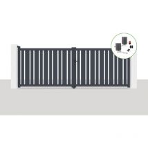 Pack portail battant électrique 400x140cm veymont + Motorisation bunker B500