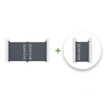 Pack portail battant sunny 300x160cm + Portillon sunny 100x160cm