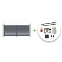 Pack puerta batiente automática 4m vogel 400 x 140 cm + motor tanker B250