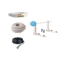 Rodrigas - Pack raccordement climatiseur 5 mètres 1/4 3/8 + support mural qualité professionnelle