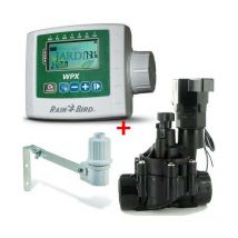 Programmateur d'irrigation Rain Bird WPX1 esp 9v Rain Bird Electrovalve 100DVF 1'' 9V + RSDBex capteur de pluie