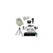 Hdme - Pack Satellite Camping Fransat Trepied + Parabole + Recepteur Fransat + Kit Satfinder + Kit Coaxial