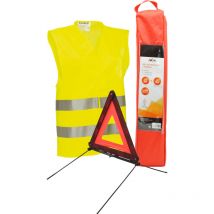 Synchro - incar - Pack sécurité triangle gilet (housse) - 929466 - Ce produit de marque est neuf.